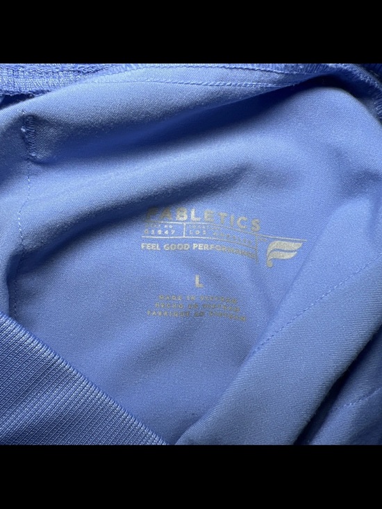 Fabletics Periwinkle Blue V-Notch Active Top - Picture 11 of 11